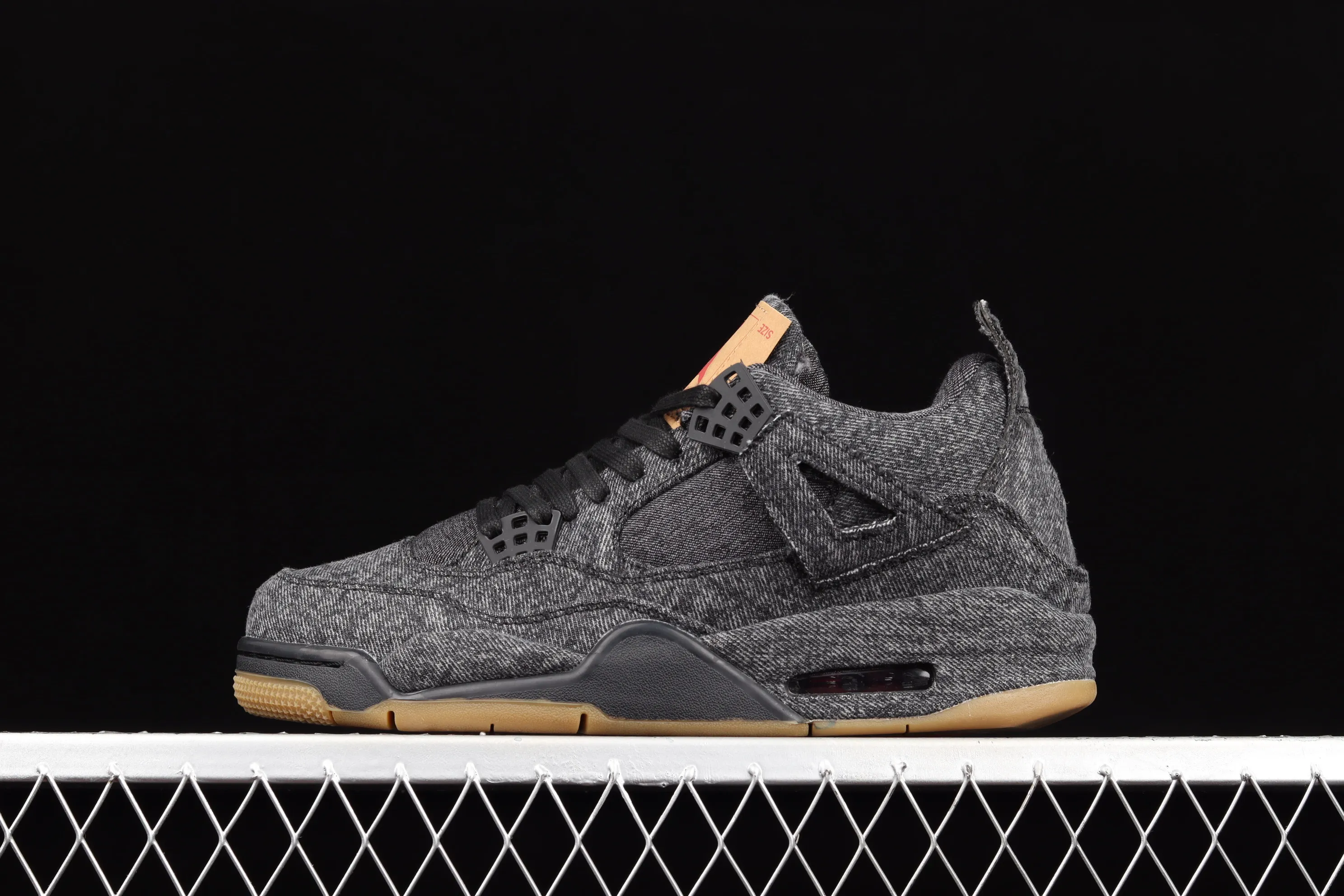 All categories Air Jordan Jordan series basketball shoes Air Jordan 4 G version Levi's x Air Jordan 4 AJ4 Joe 4 Levi's joint tannin black AO2571-001